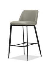 Mobital Mobital Seville Counter Stool Taupe Leatherette Mobital Mobital Seville Counter Stool Taupe Leatherette