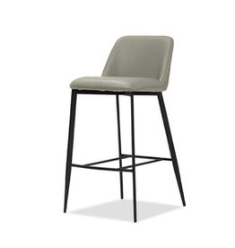 Mobital Mobital Seville Counter Stool Taupe Leatherette