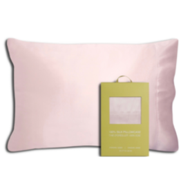 Alamode Home Pillow Case Silk RJS Queen Pink ( Single )