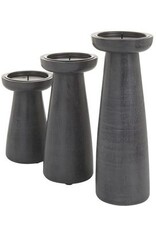 Agence Viva Candle Holder AV Charcoal Lg 1-53582