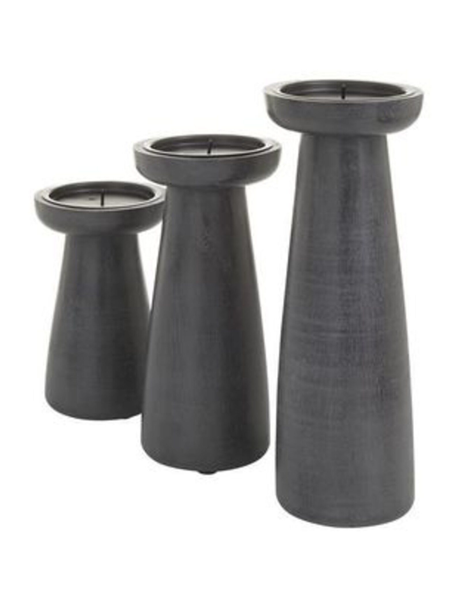 Agence Viva Candle Holder AV Charcoal Lg 1-53582