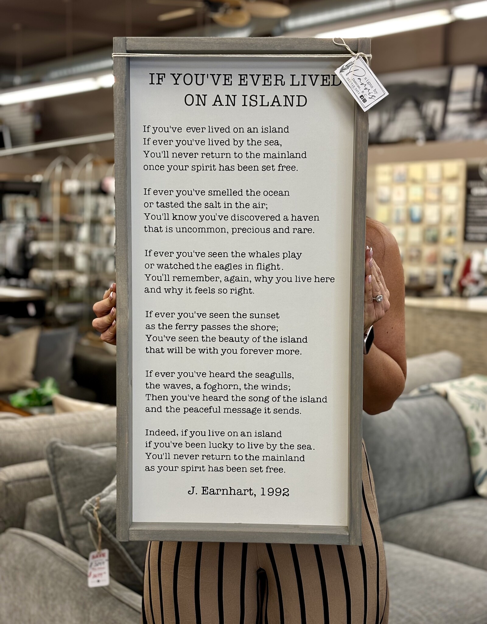 Signs By Parris Signs by Parris Island Poem 15 x 30