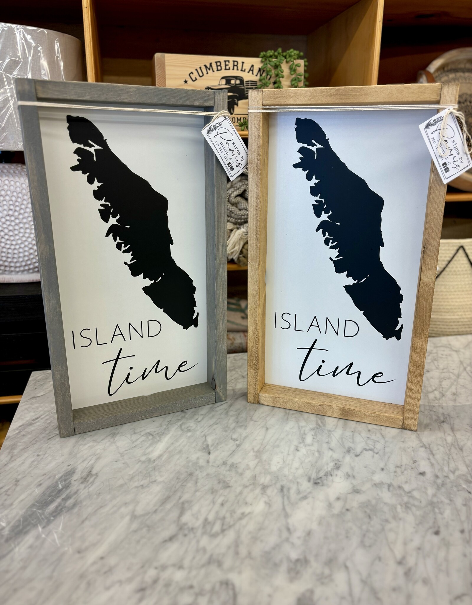 Signs By Parris Signs by Parris Island Time 10” x 18”