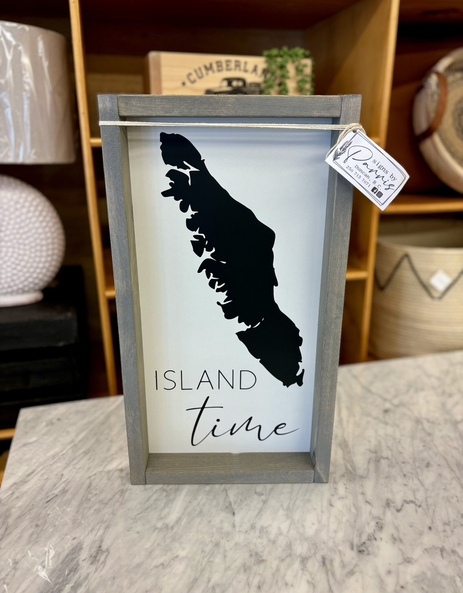 Signs By Parris Signs by Parris Island Time 10” x 18”