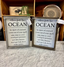 Signs By Parris Signs by Parris Advise/Ocean 12 x 16
