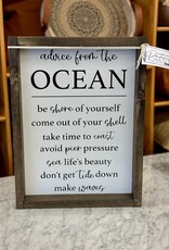 Signs By Parris Signs by Parris Advise/Ocean 12 x 16