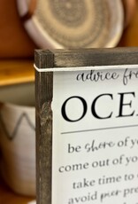 Signs By Parris Signs by Parris Advise/Ocean 12 x 16