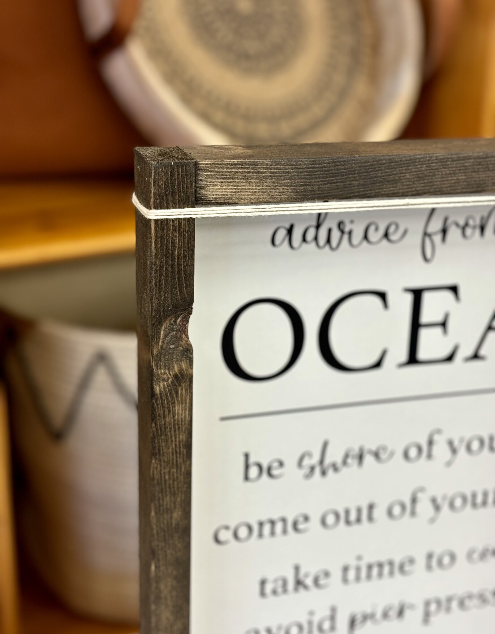 Signs By Parris Signs by Parris Advise/Ocean 12 x 16