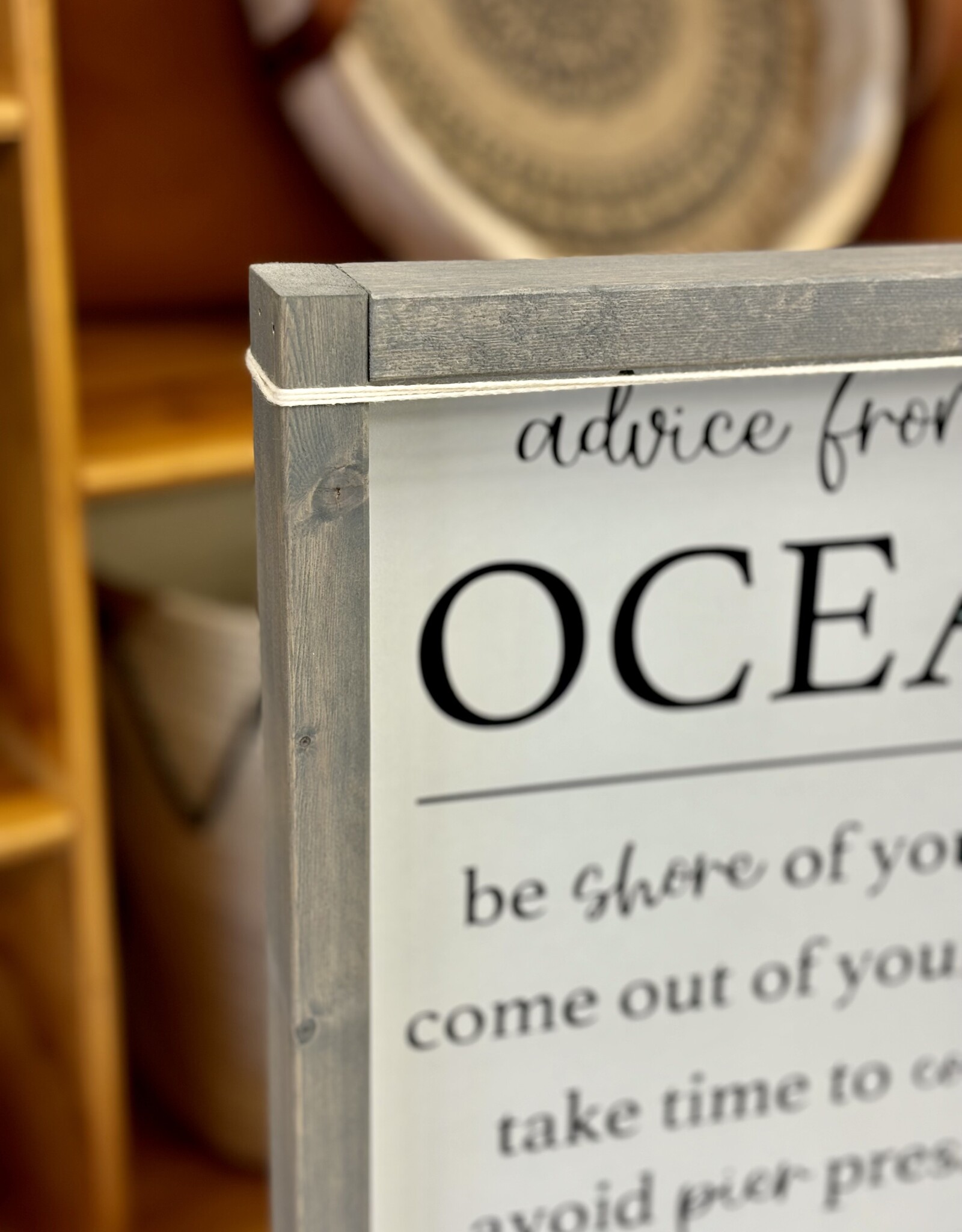 Signs By Parris Signs by Parris Advise/Ocean 12 x 16