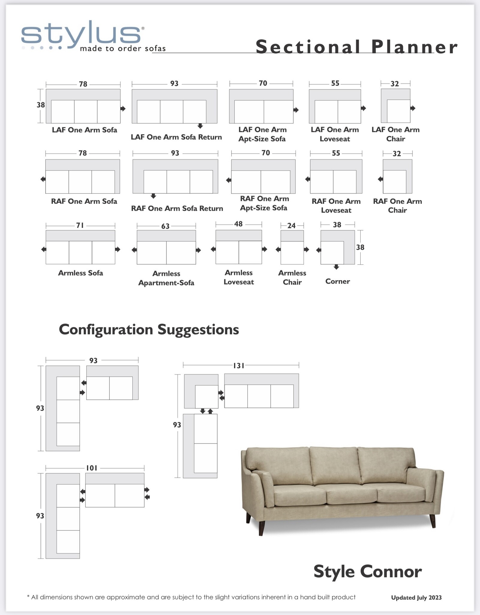 Stylus Stylus Connor Sofa Powhatan  Natural (10)