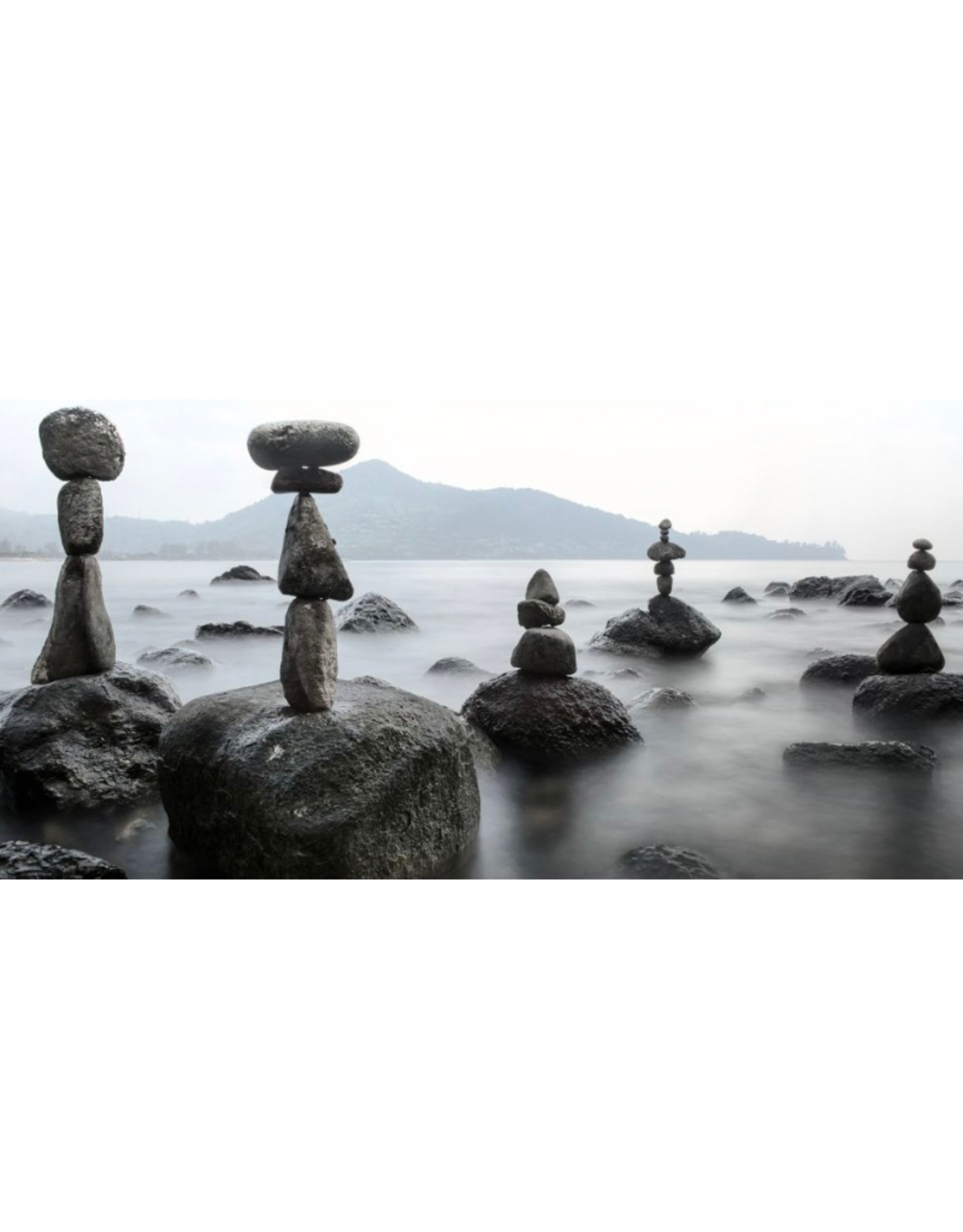 Streamline Art Stone Balance Zen Tower 20x40 D3892-2040