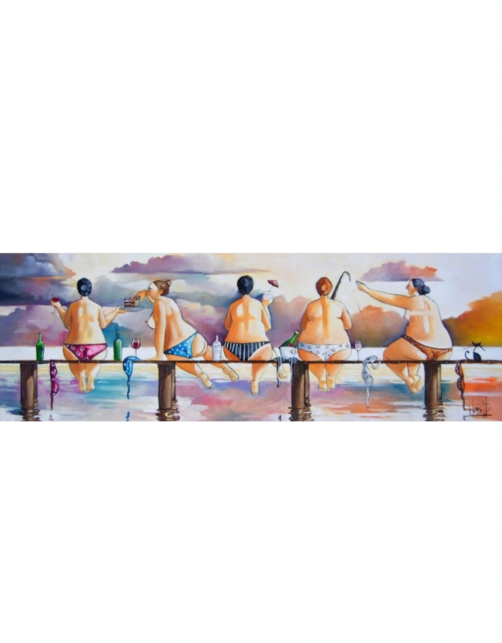 Streamline Art Sunday With Friends 12x36 D4066-1236