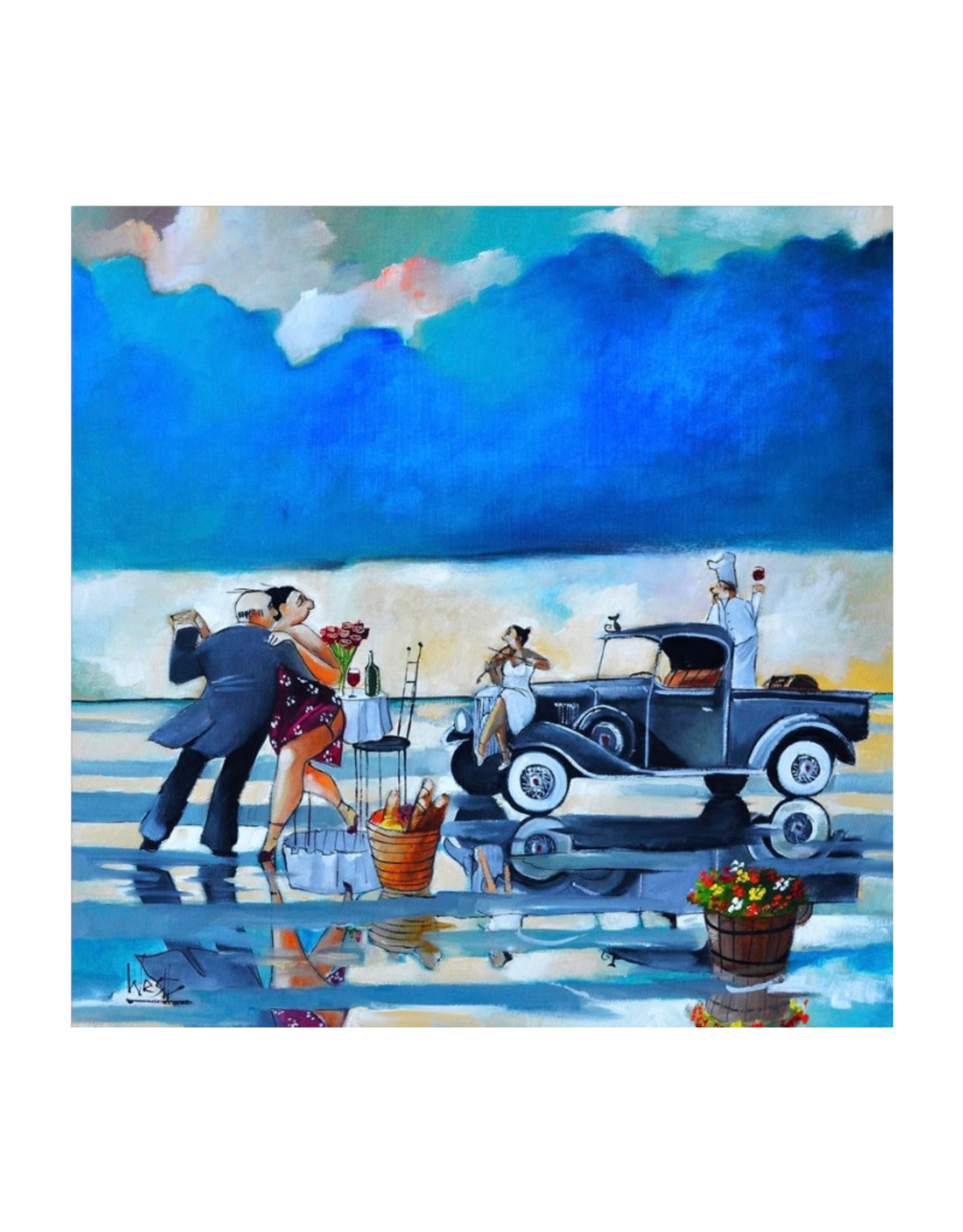 Streamline Art Date Night One 16x16 D4051-1616