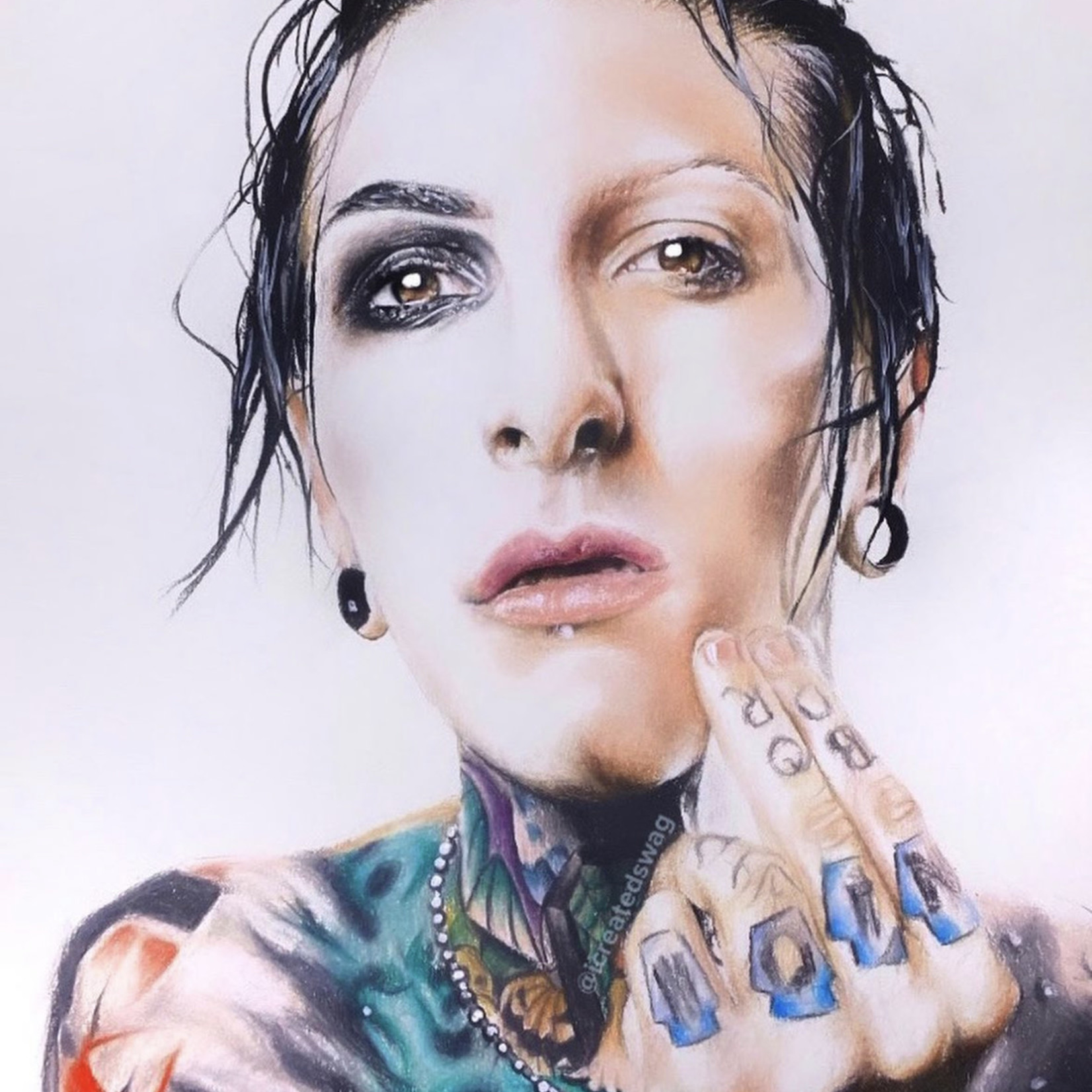 Human Kanvas Prints by Ash - Chris Motionless #1