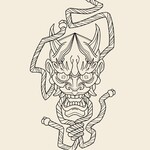 Up For Grabs Hannya Mask by JF