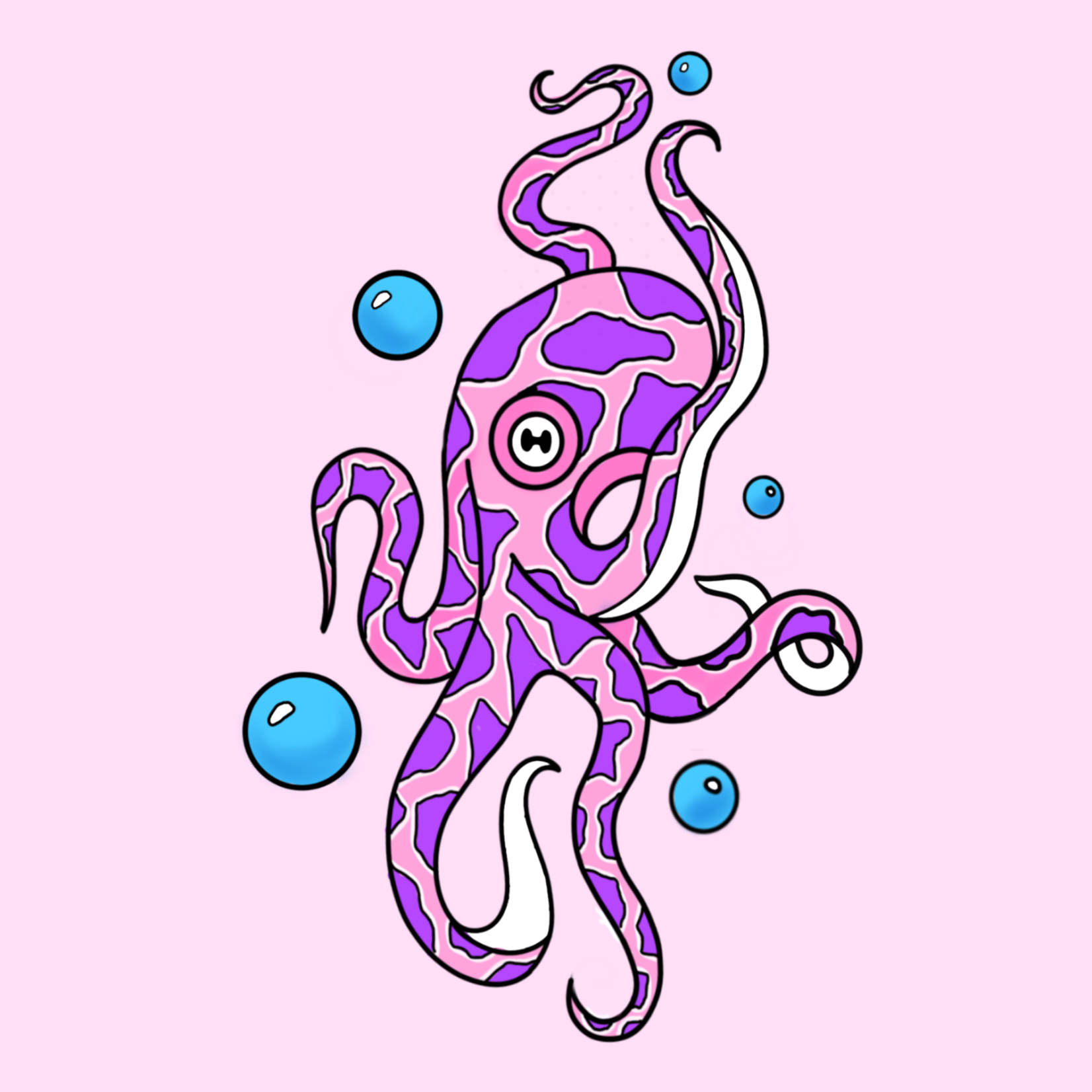 Up For Grabs Octopus  by Kathy