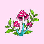 Up For Grabs Mushrooms  by Kathy