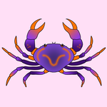 Up For Grabs Crab by Kathy