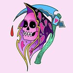 Up For Grabs Grim Reaper by Kathy
