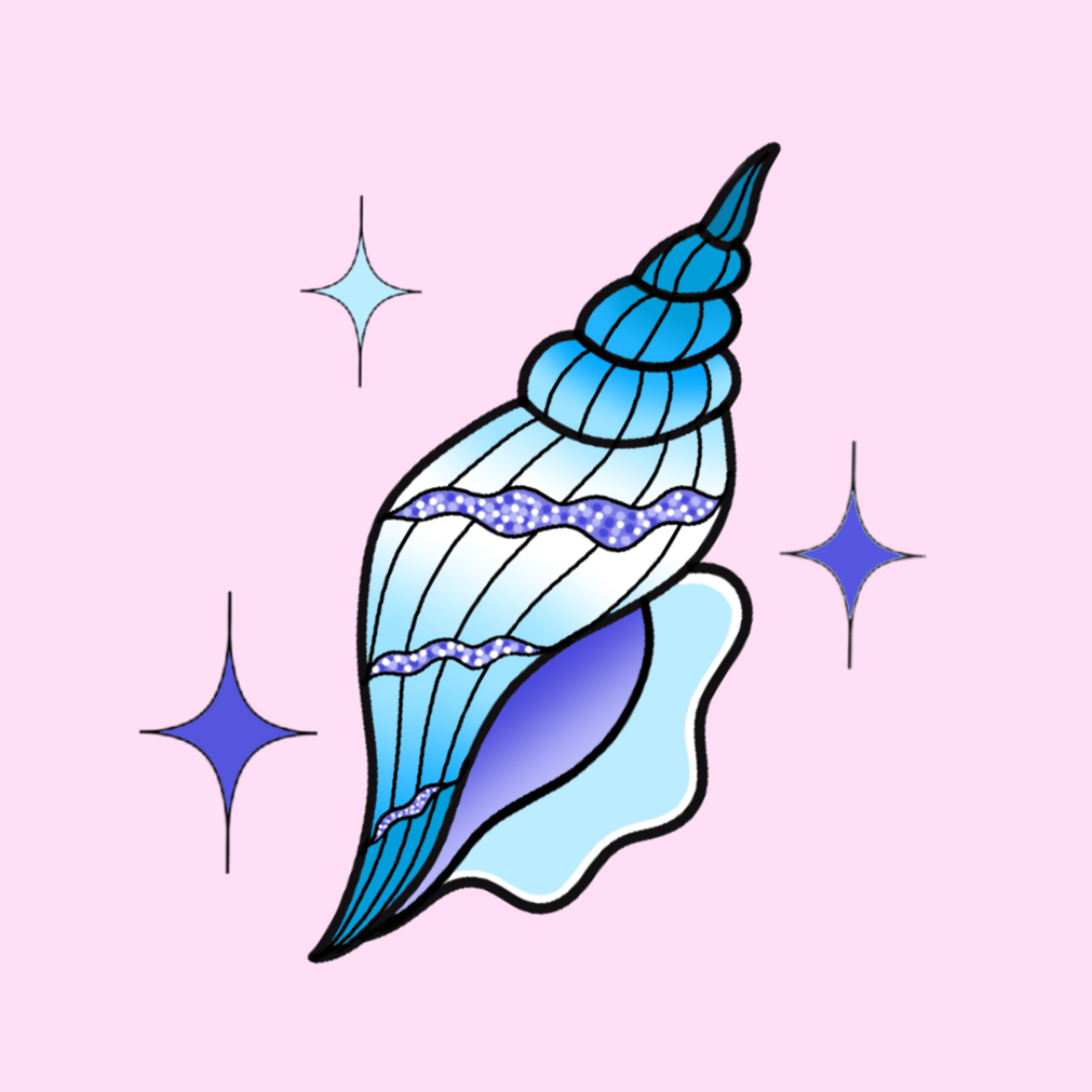 Up For Grabs Seashell by Kathy