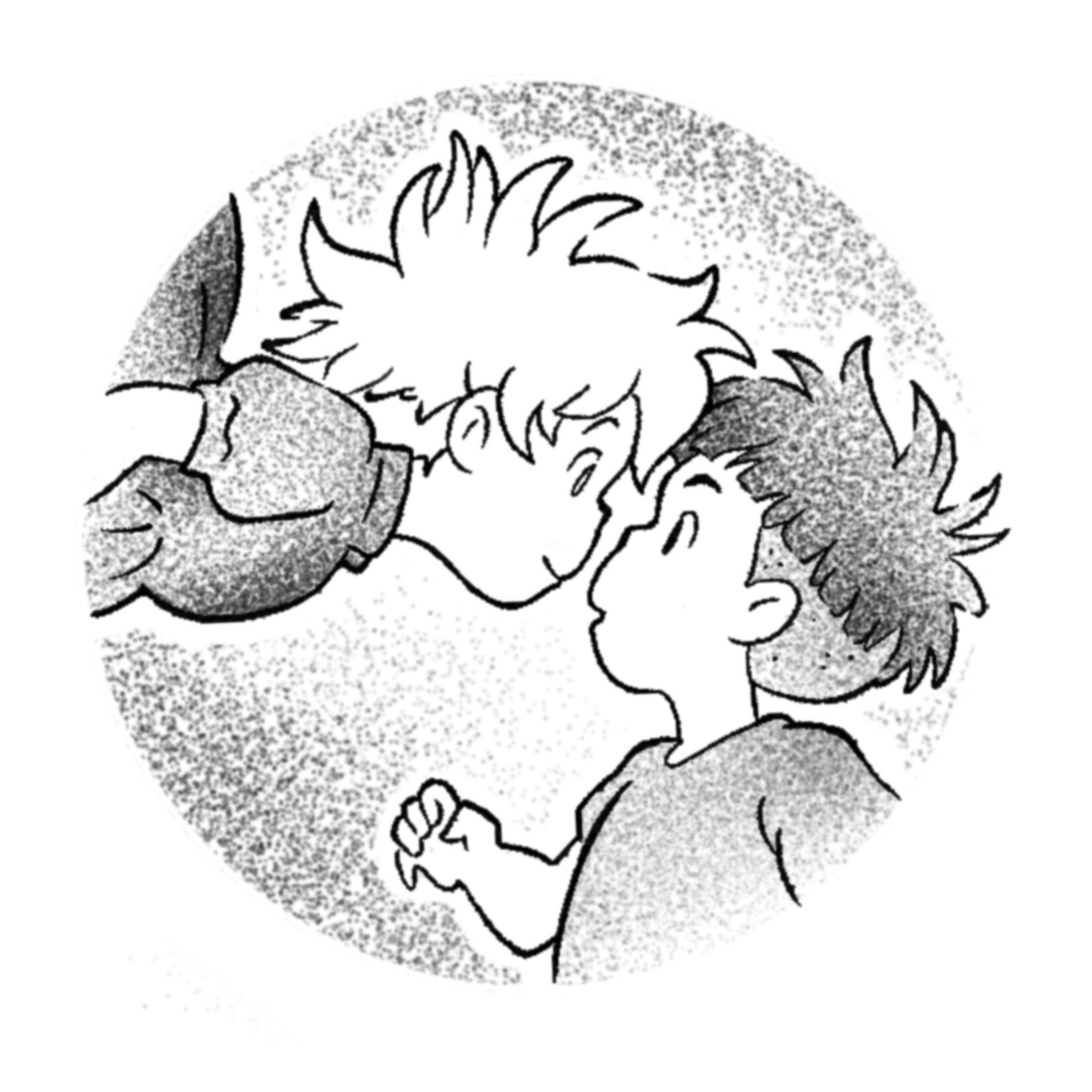 Human Kanvas Up For Grabs Ponyo & Sosuke by Felipe