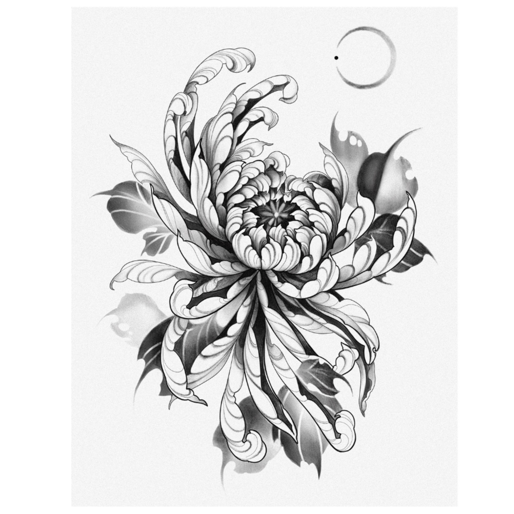 Human Kanvas Up For Grabs Chrysanthemum by Katerina