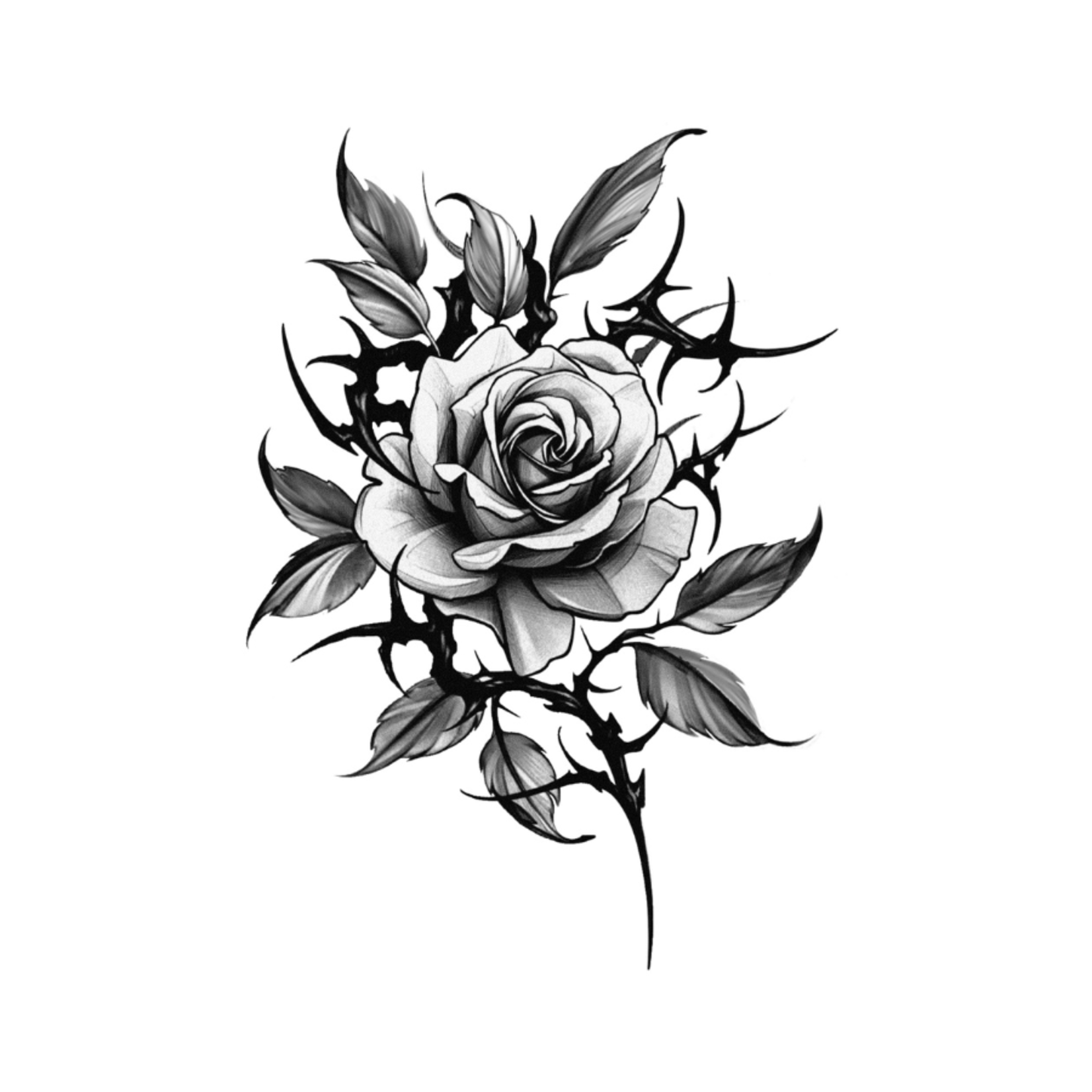 Human Kanvas Up For Grabs Thorned Rose by Katerina