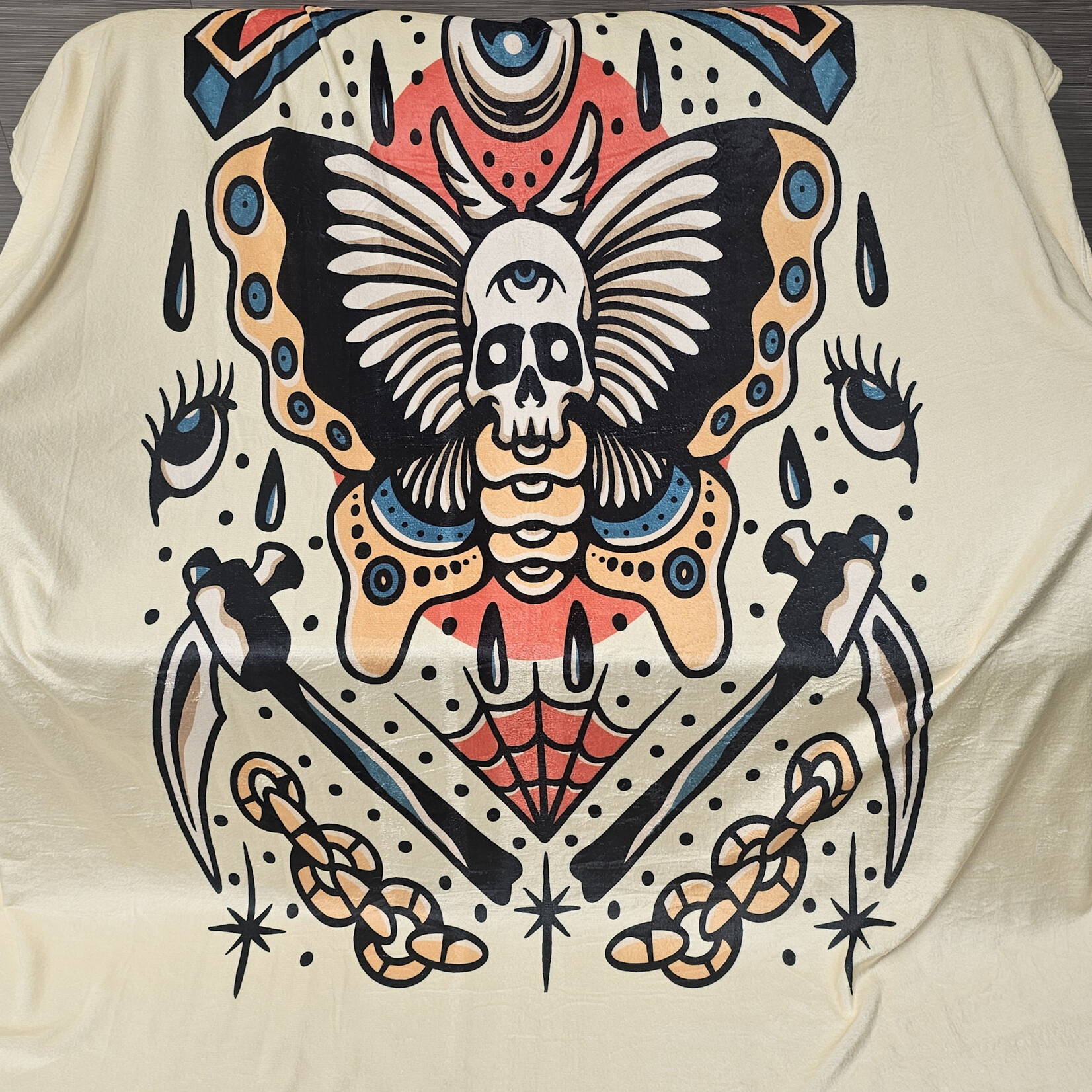 Human Kanvas Tattoo Blankets