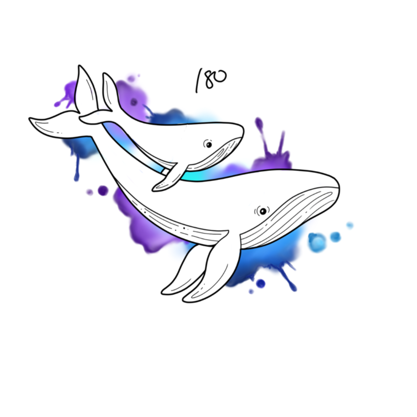 Up For Grabs Whale Pod by Tori