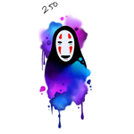 Up For Grabs Watercolour No-Face by Tori