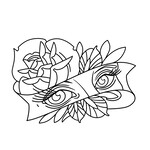 Up For Grabs Watchful Rose by JF