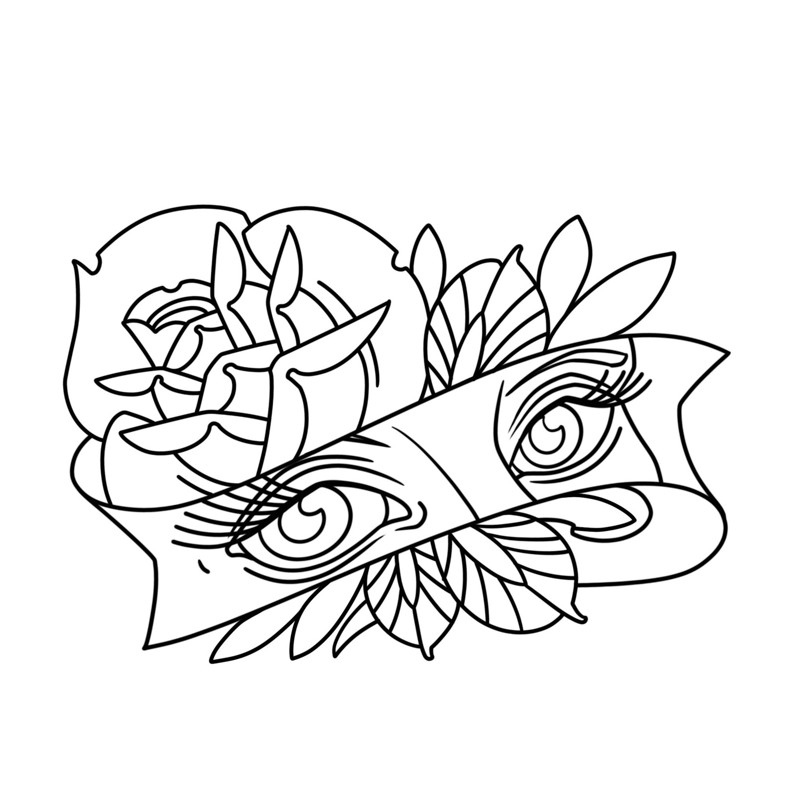 Up For Grabs Watchful Rose by JF