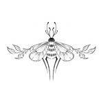 Up For Grabs Sternum Bee by Sasha