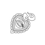 Up For Grabs Ornamental Heart by JF