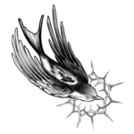Up For Grabs Thorn Swallow by Sasha