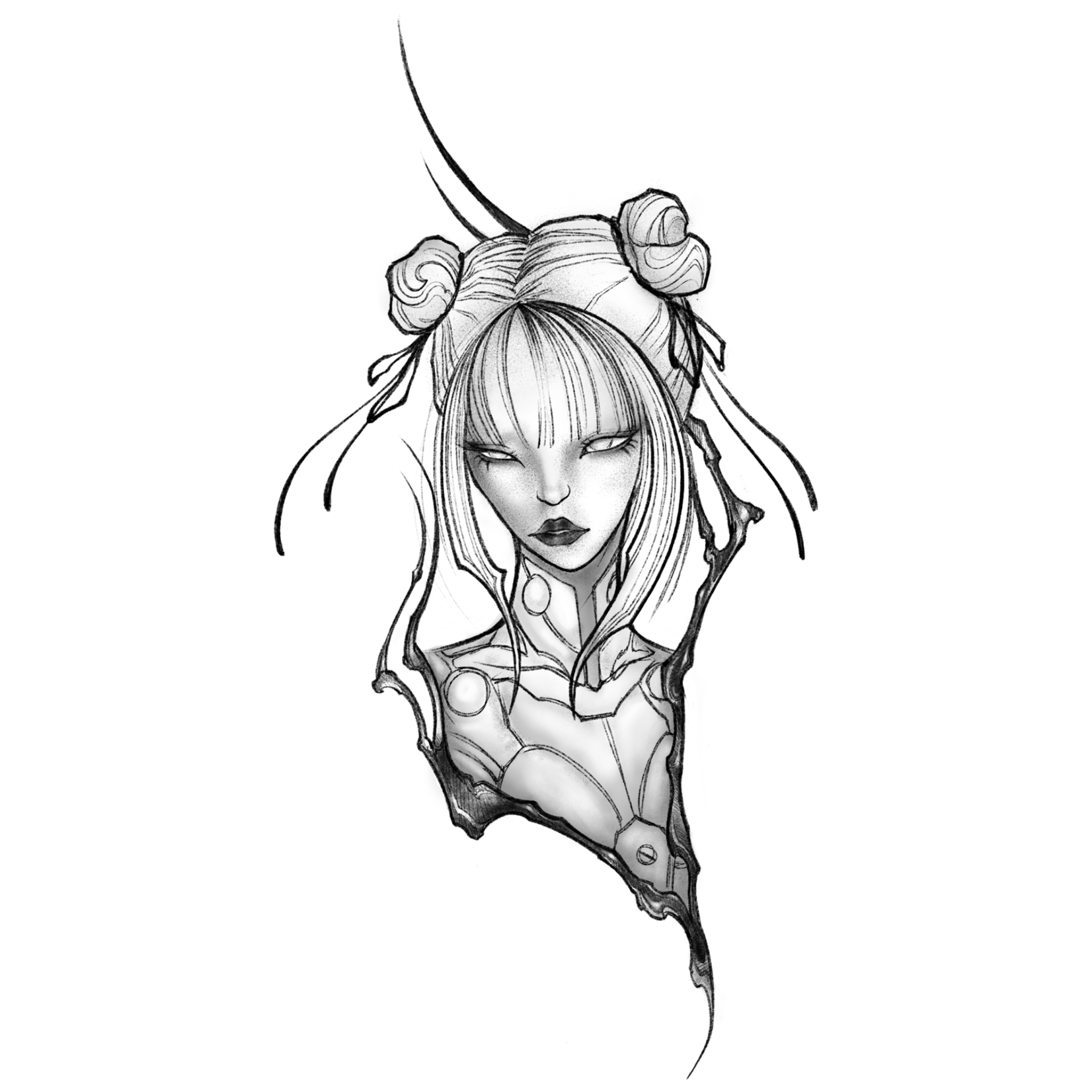 Up For Grabs Cyborg Girl by Sasha