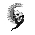 Up For Grabs Sun Skull by Sasha