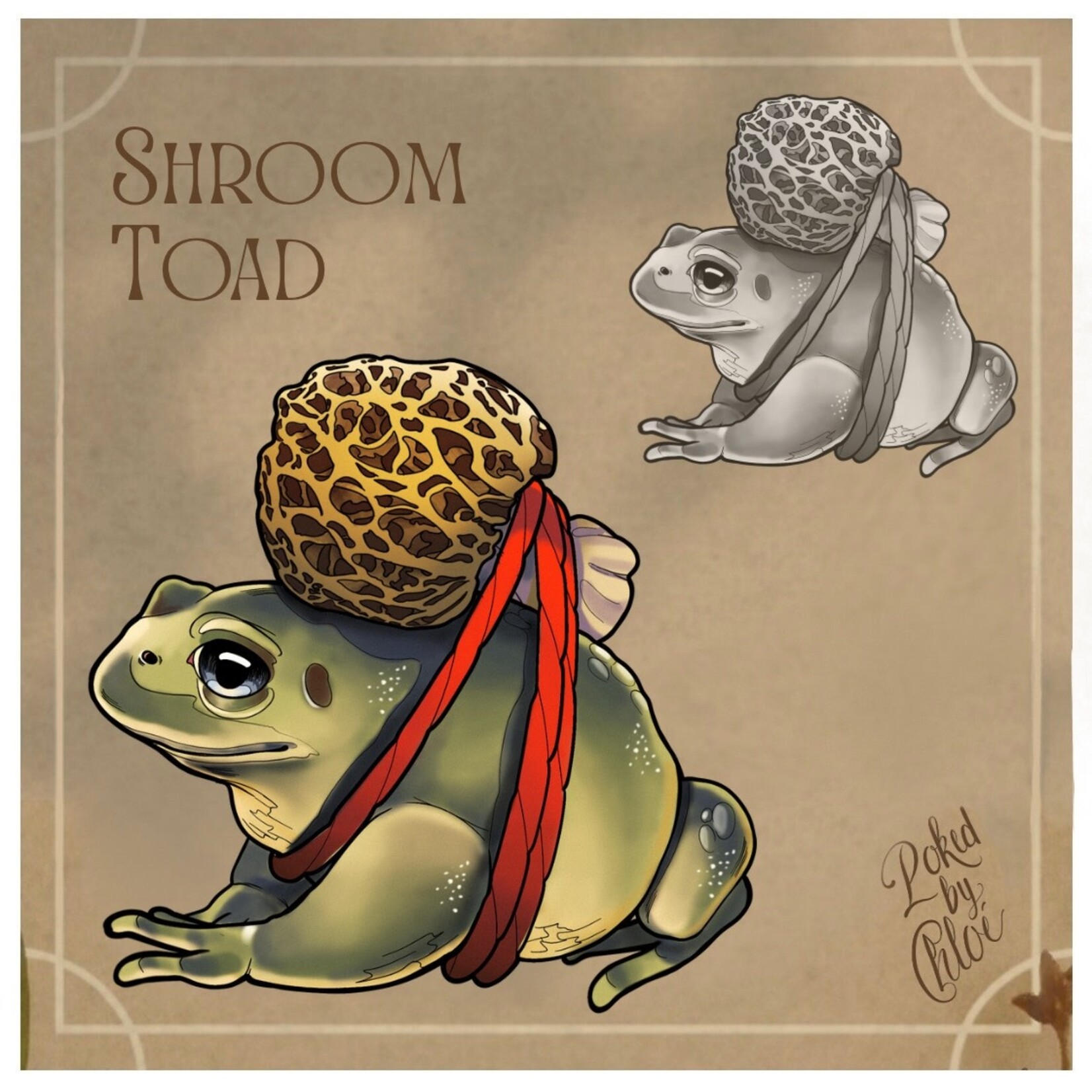 Up For Grabs Shroom Toad by Chloe