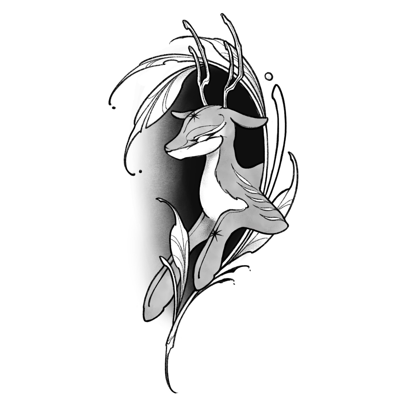 Up For Grabs Deer by Sasha