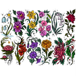 Up For Grabs Birth Flowers by Dawn