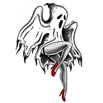 Up For Grabs Leggy Ghost by Blaire