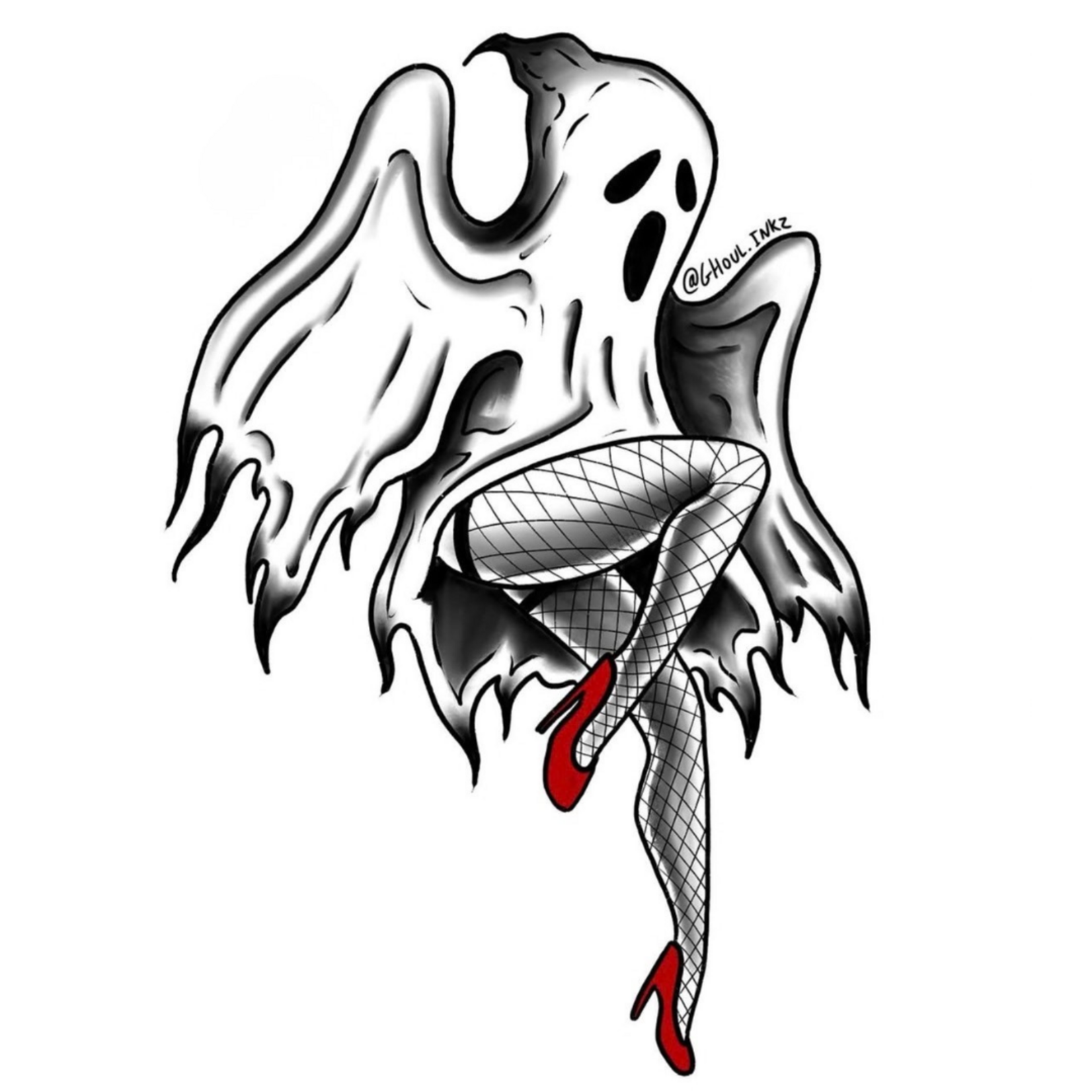 Up For Grabs Leggy Ghost by Blaire