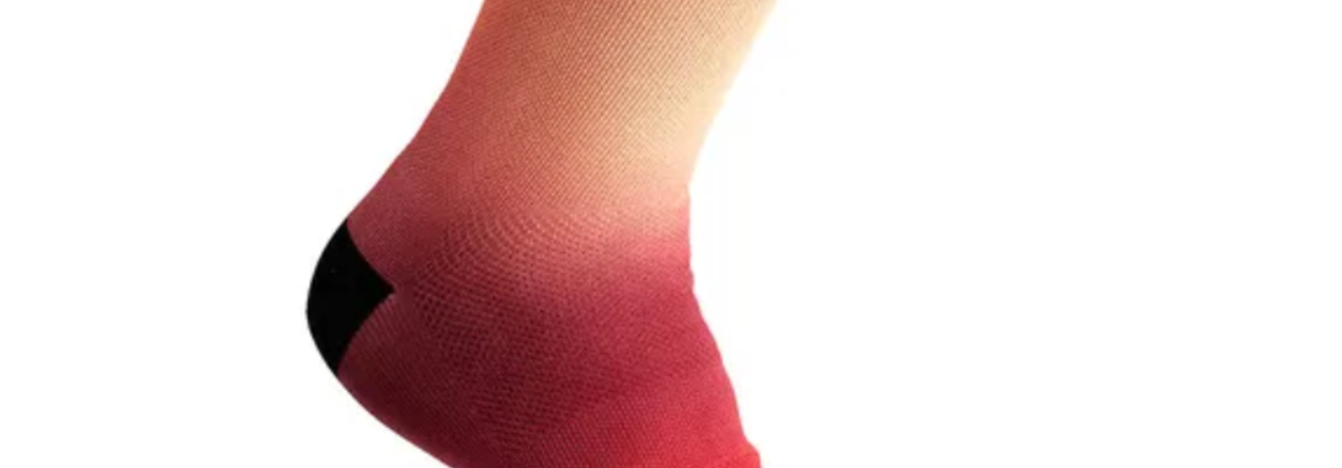Fading Light Sock 7.5" Electric Watermelon