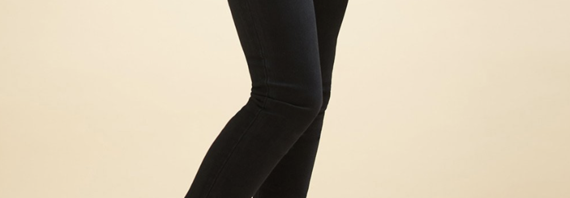 Rachel Skinny Jean Long Overdye Black