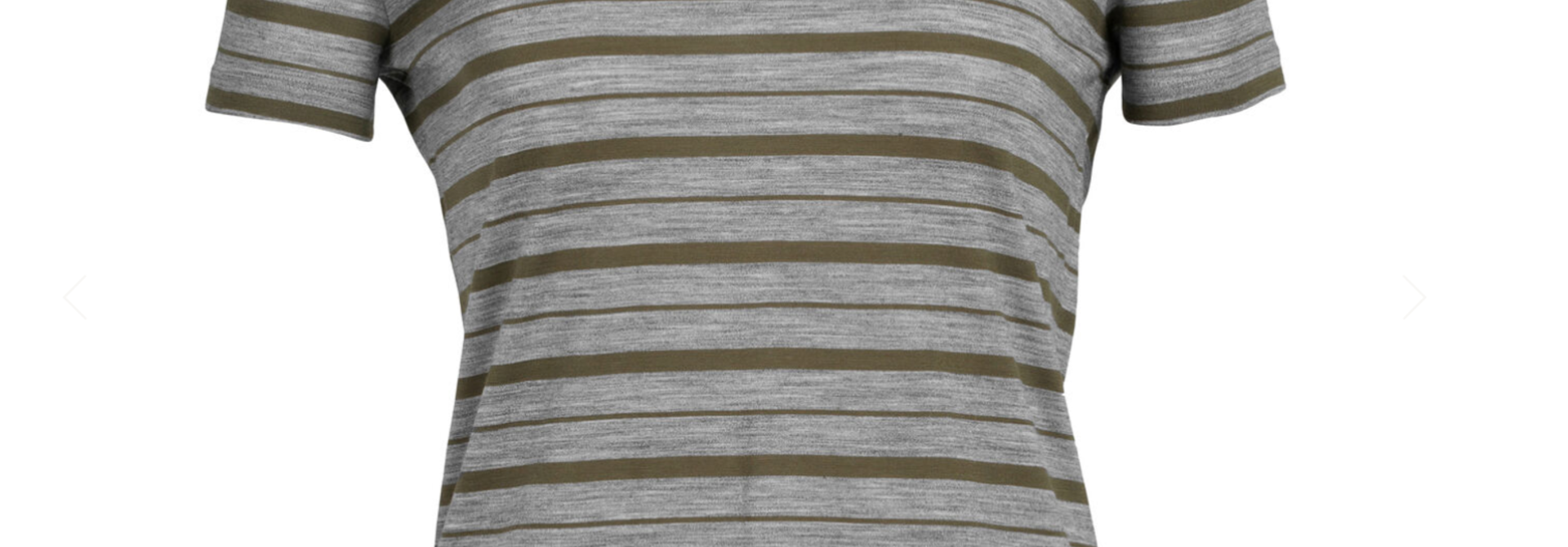 Women's Wave SS Tee Stripe Metro