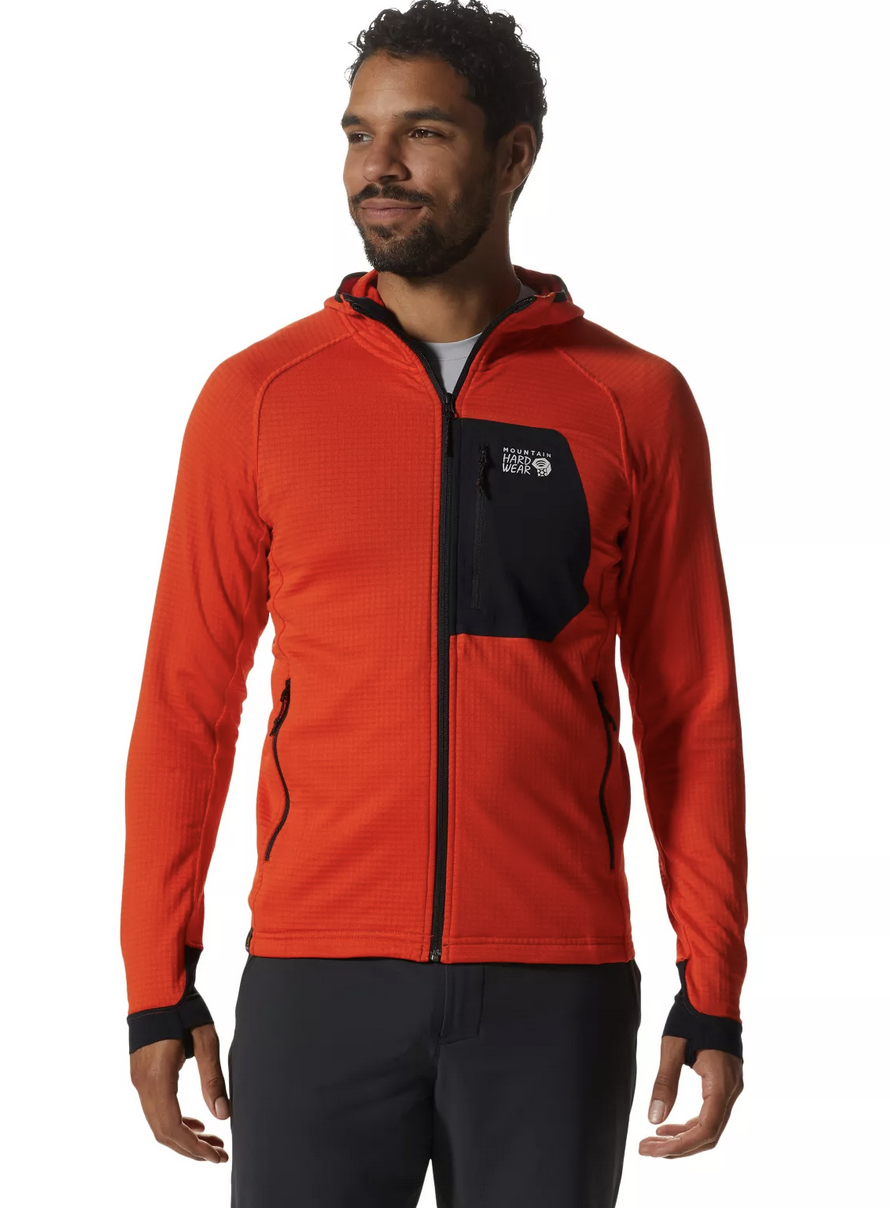 Men's Polartec® Power Grid Full Zip Hoody - We're Outside Outdoor