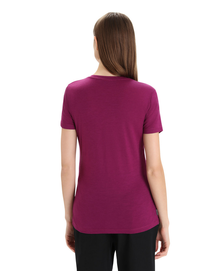  Iso-Chill Laser Tee II, purple - women's short