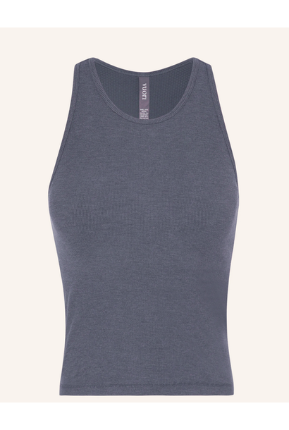 Women's Rib Crop Tank Stone - We're Outside Outdoor Outfitters