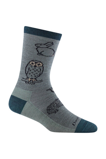 Women's 1678 Woodland Creatures Crew Lightweight