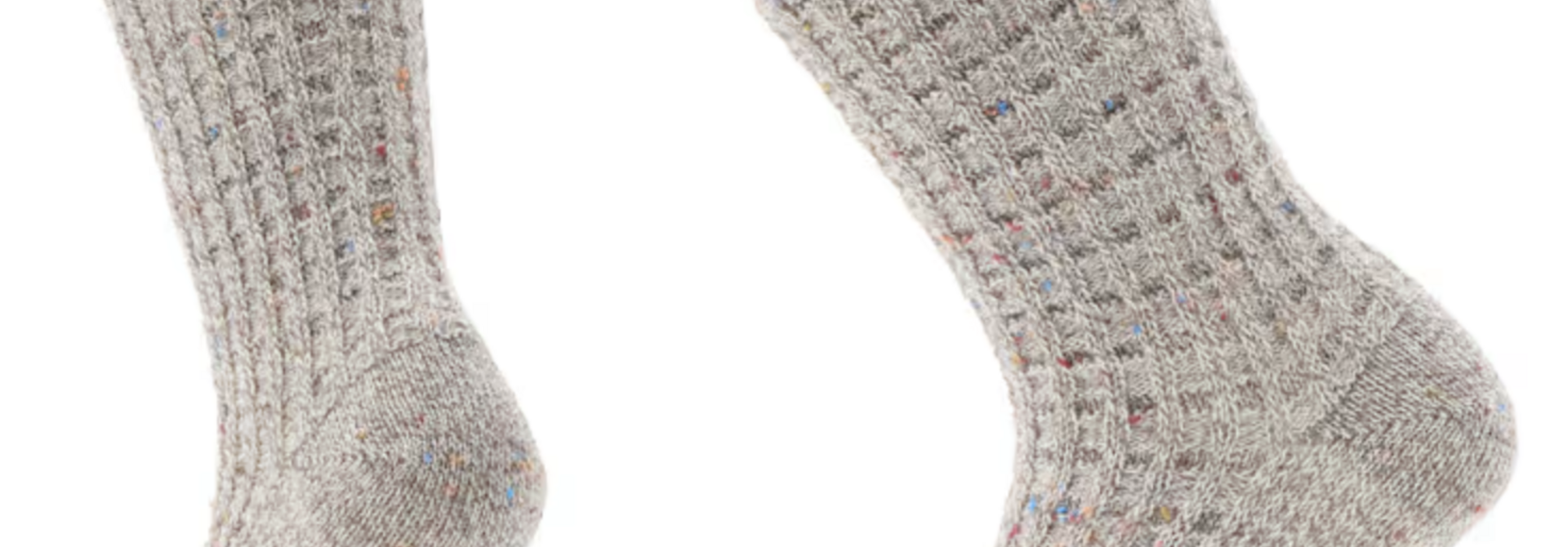 Everyday Waffle Press Crew Socks